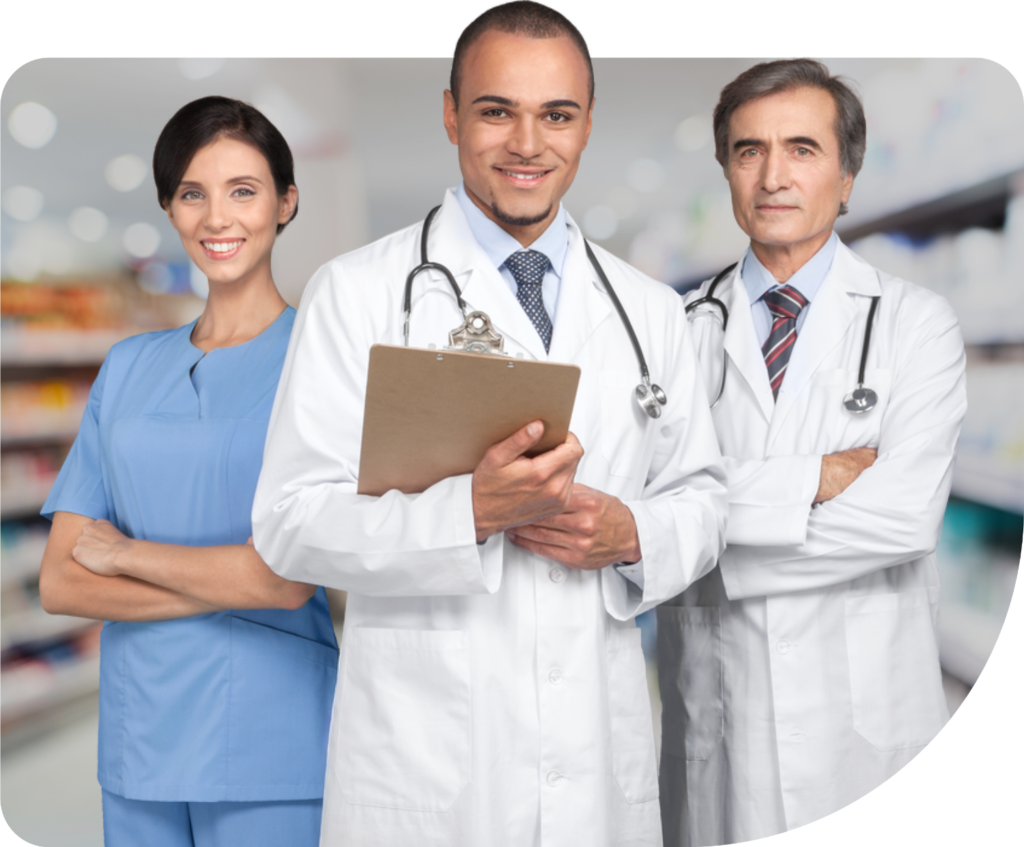 Team of medical professionals at Smotec Pharmaceuticals